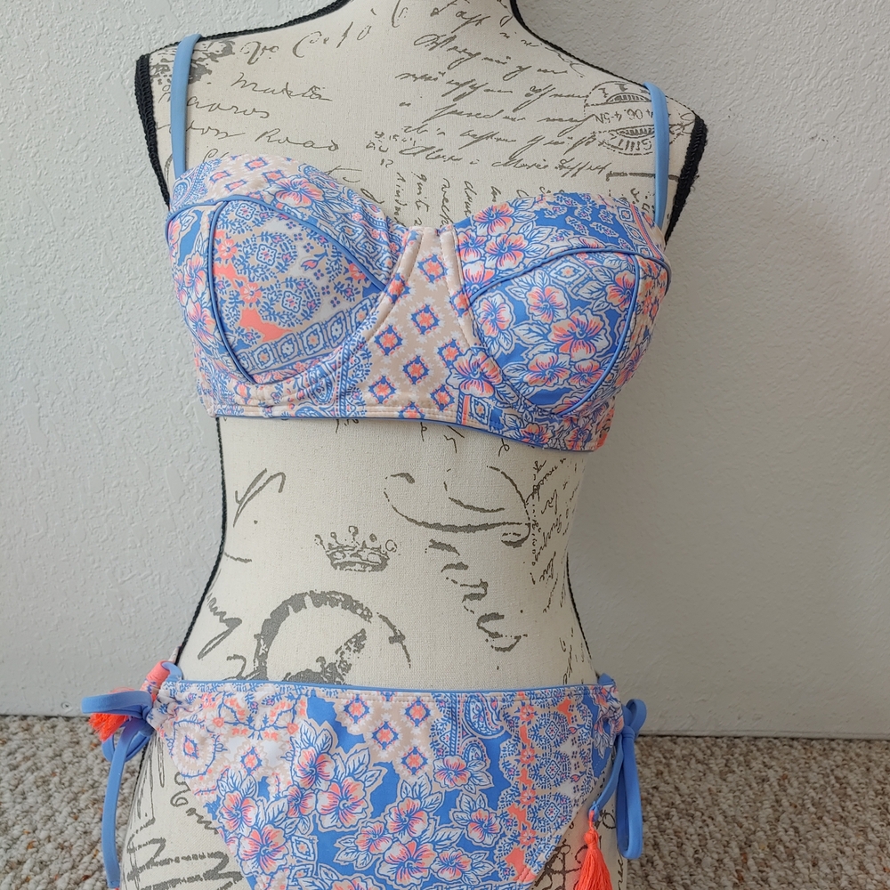 Vibrant Floral Bikini Set